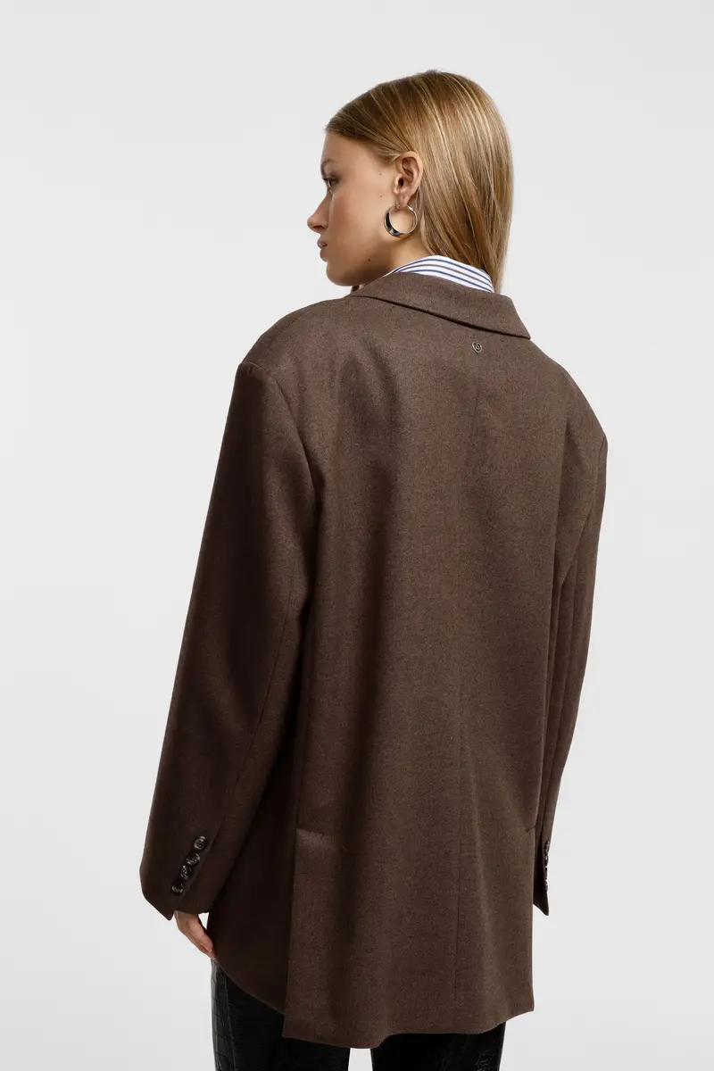 Please Blazer Marrone 3848781 miniatura 3