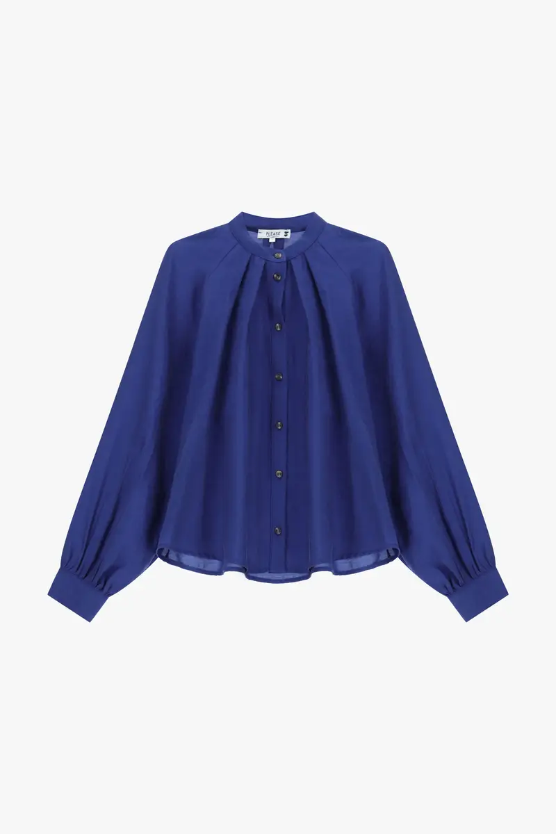 Camicia ampia con maniche lunghe e bottoni Royal