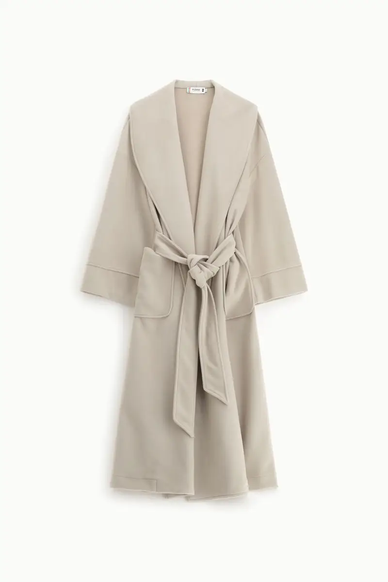 Cappotto lungo senza chiusura Casha