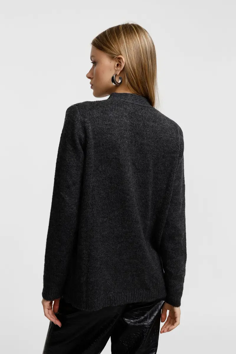 Please Cardigan Grigio 3565746 miniatura 3