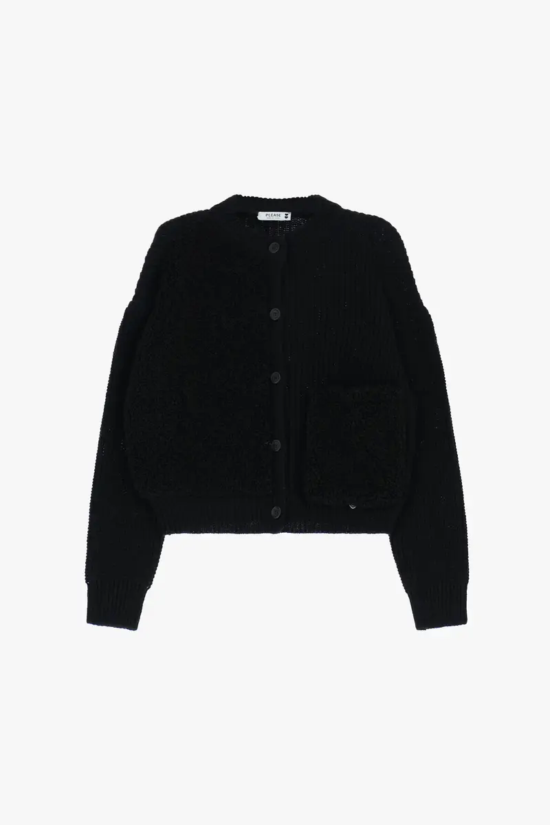 Please Cardigan Nero 3578612