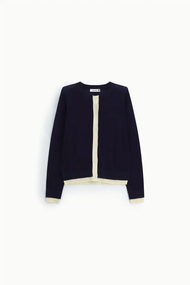 Please Cardigan Blu 4351418