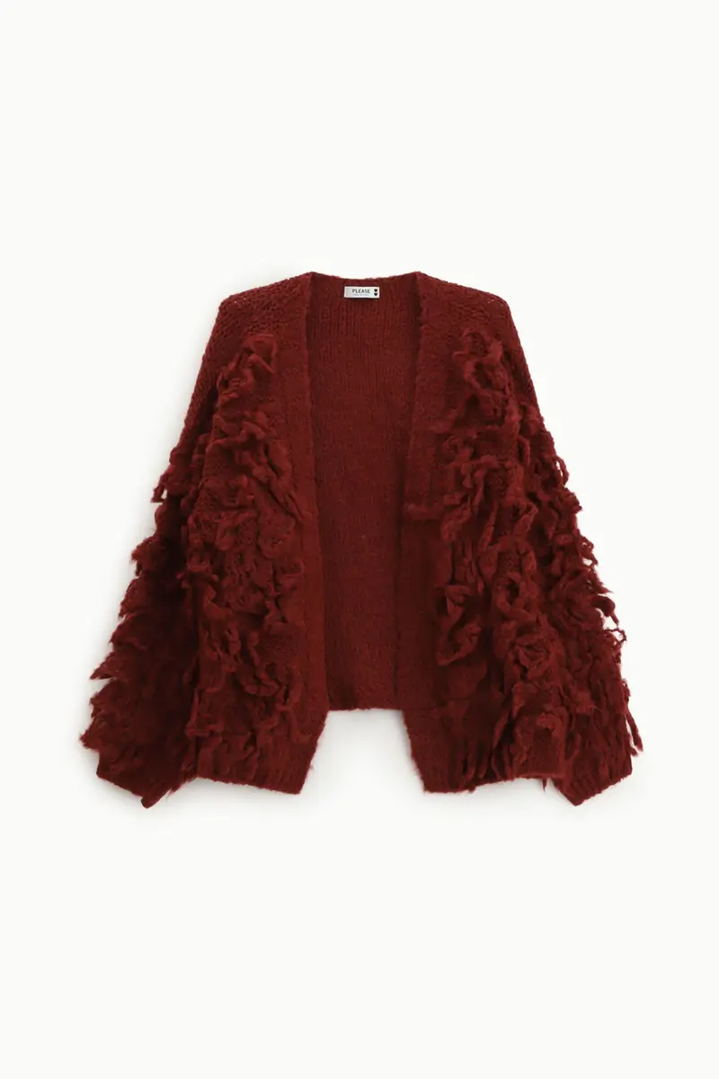 Please Cardigan Bordeaux 3883314