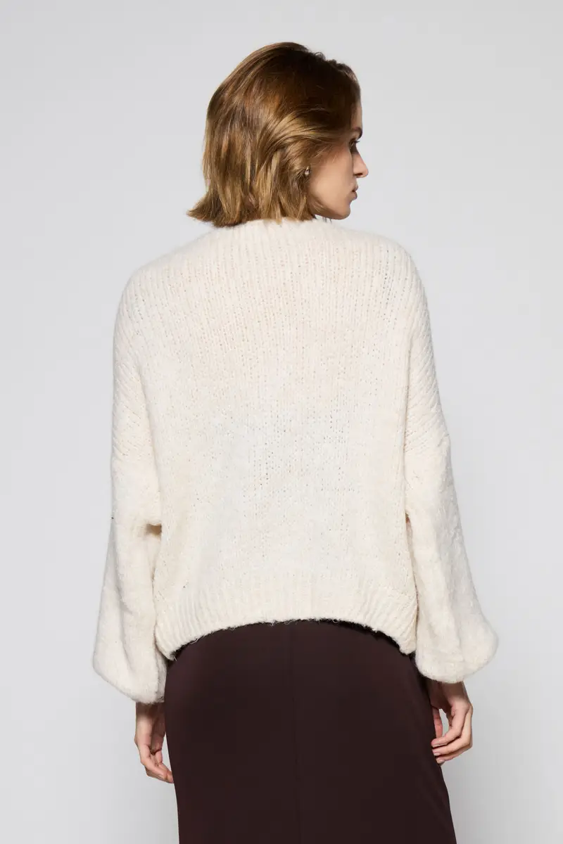 Please Cardigan Bianco 3883318 miniatura 2