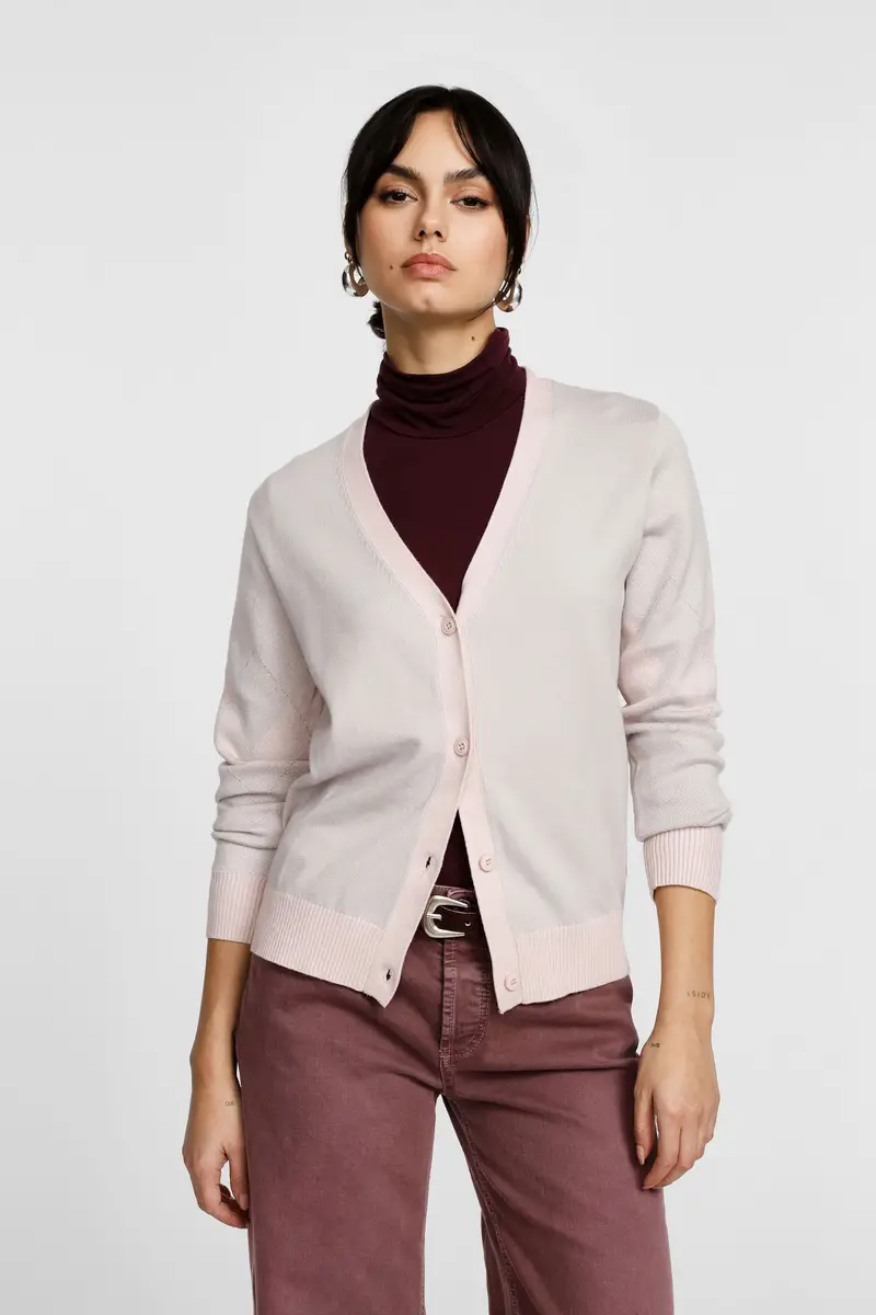 Please Cardigan Grigio 4351419 miniatura 2