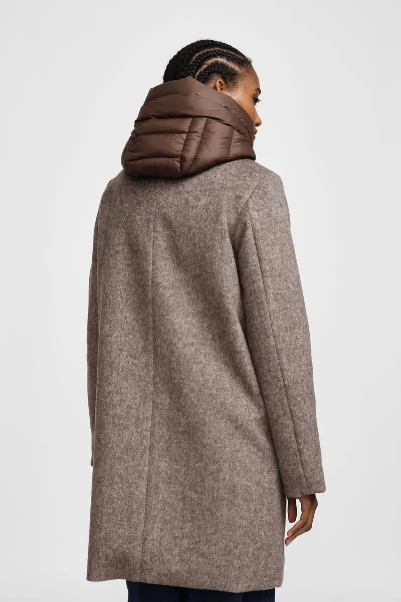 Giacca imbottita con cappuccio trapuntato Moro miniatura 4