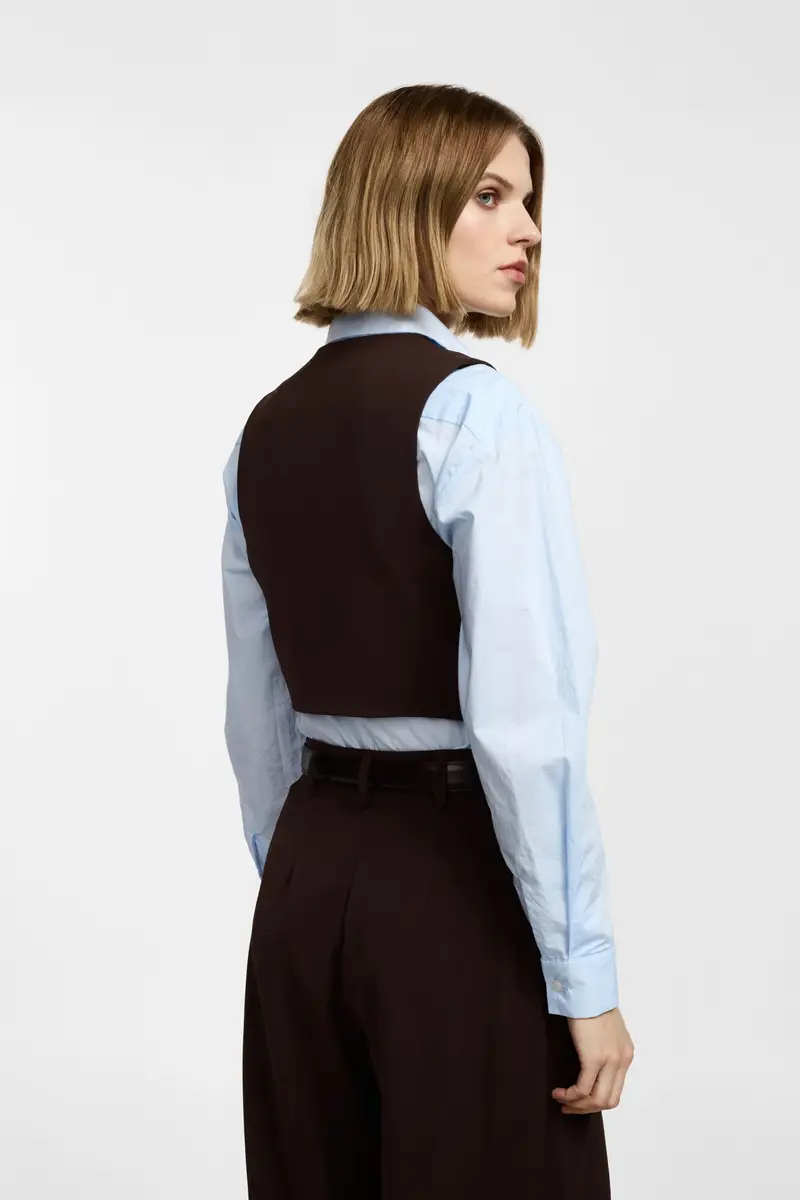 Please Gilet Marrone 3565800 miniatura 3