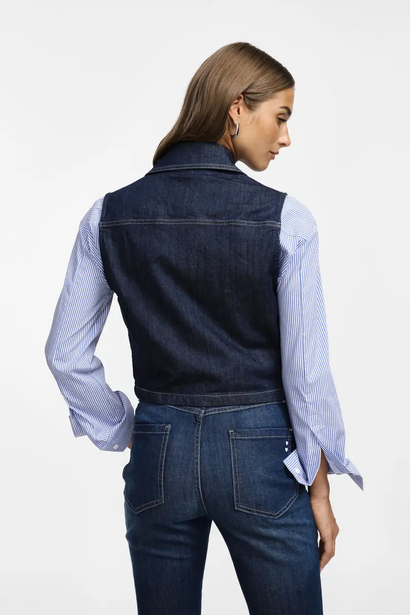Please Gilet Denim 4254754 miniatura 3
