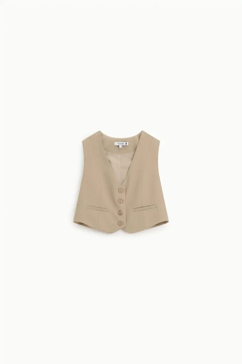 Please Gilet Beige 4254756