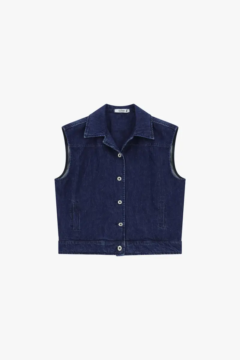 Please Gilet Denim 3565807