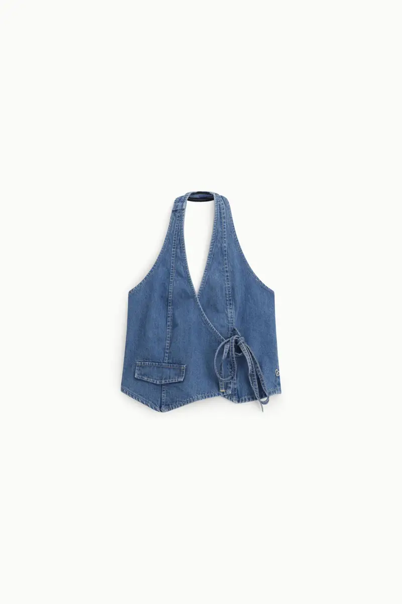 Please Gilet Denim 3565808