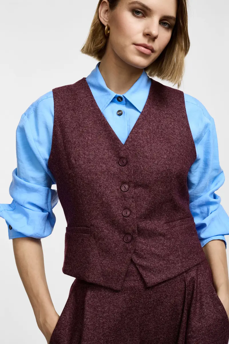 Please Gilet Bordeaux 3565811 miniatura 2