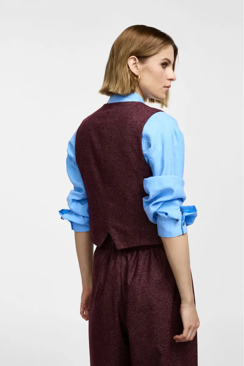 Please Gilet Bordeaux 3565811 miniatura 4