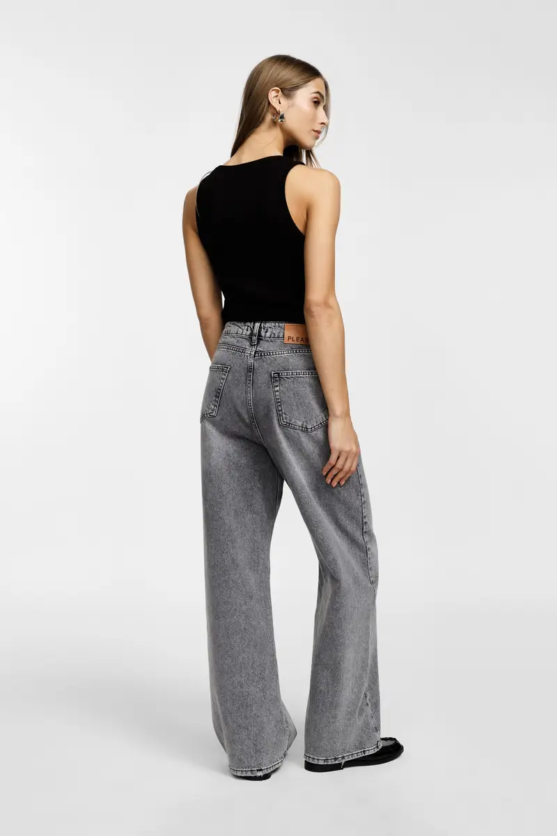 Please Jeans Grigio 4224362 miniatura 3