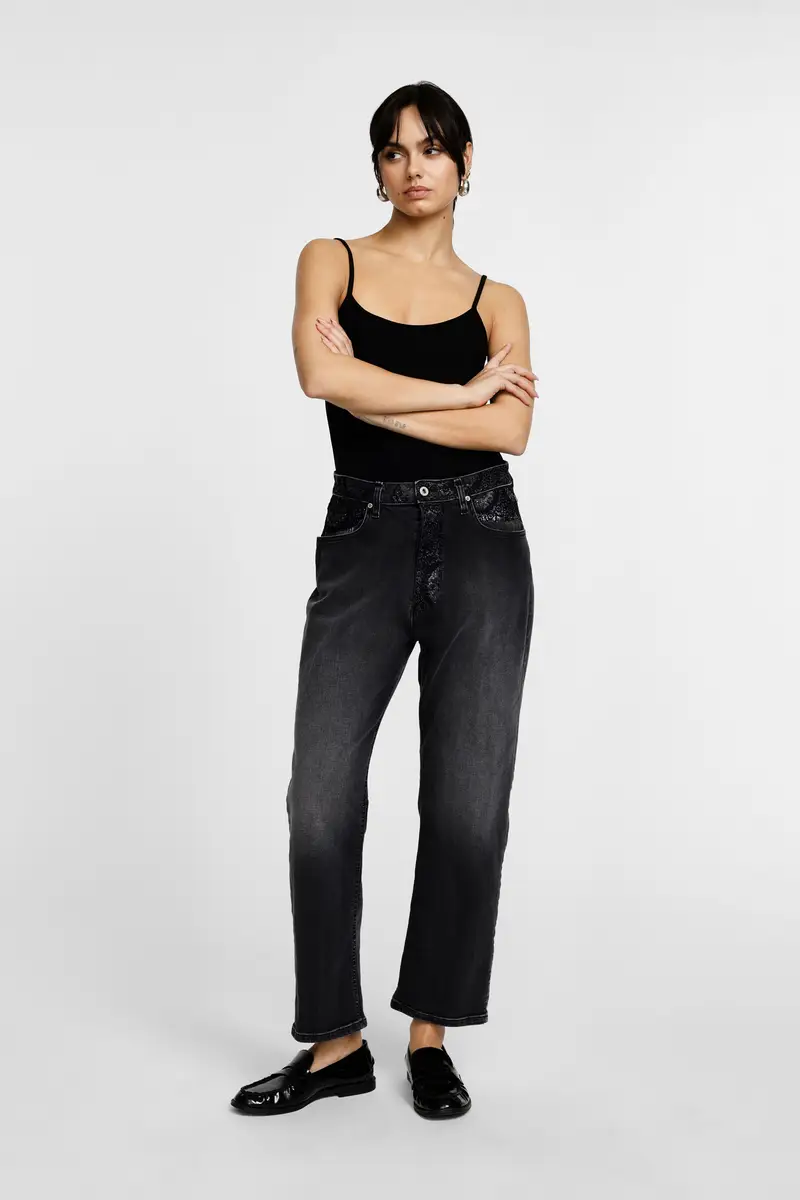 Please Jeans Nero 4199429 miniatura 2