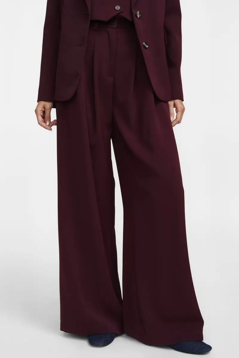 Pantaloni a gamba larga Amarone miniatura 4