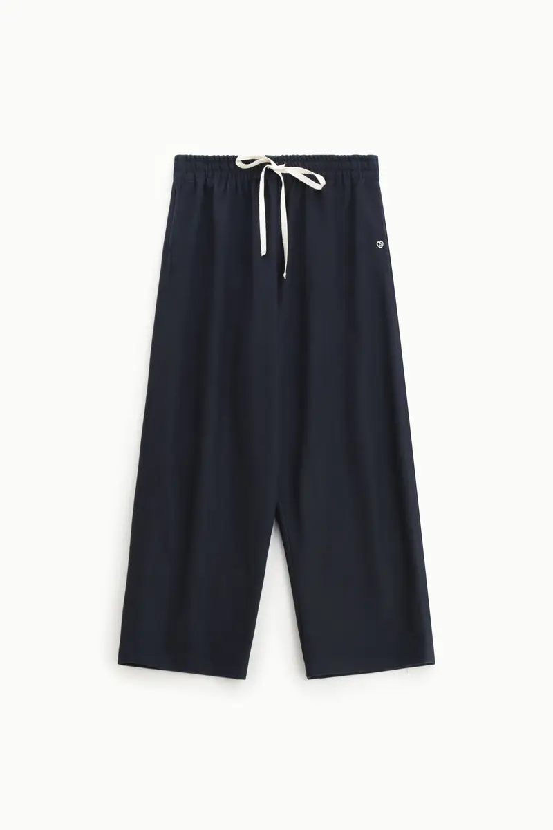 Pantaloni jogging con cordino Blu