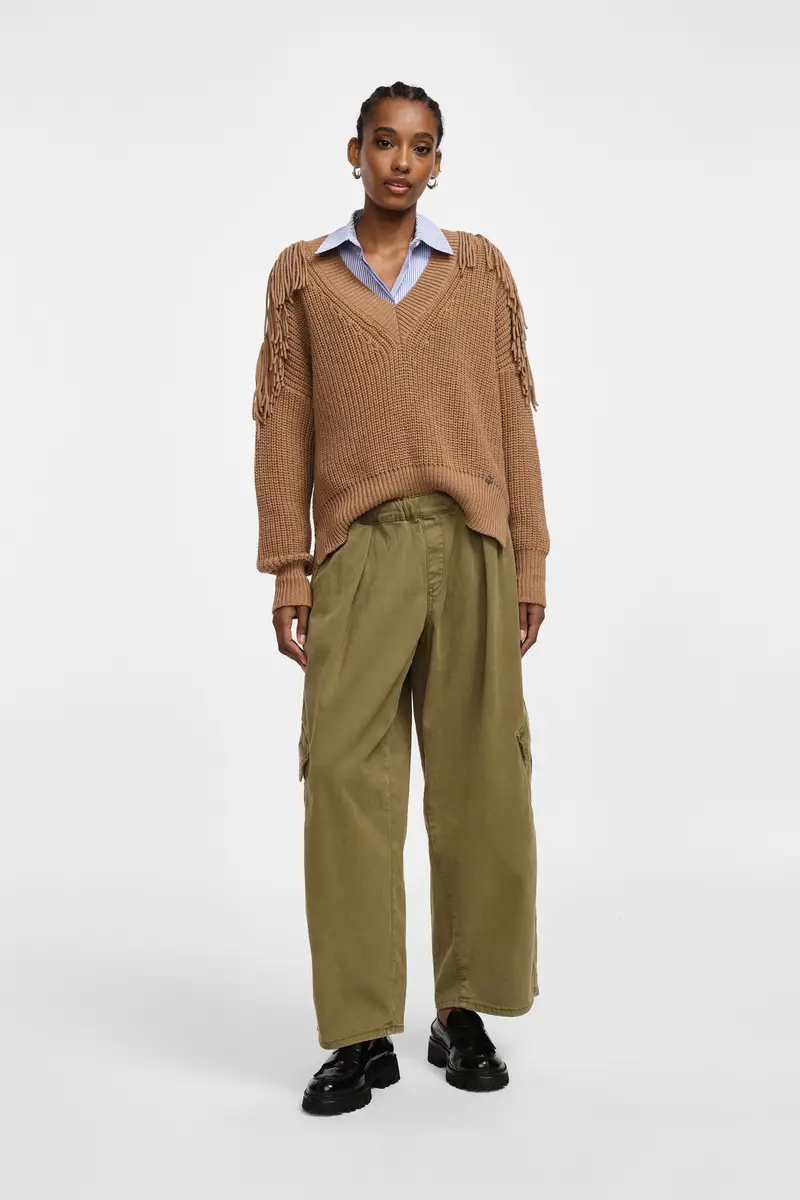 Pantaloni larghi con tasche cargo Spagnum miniatura 2