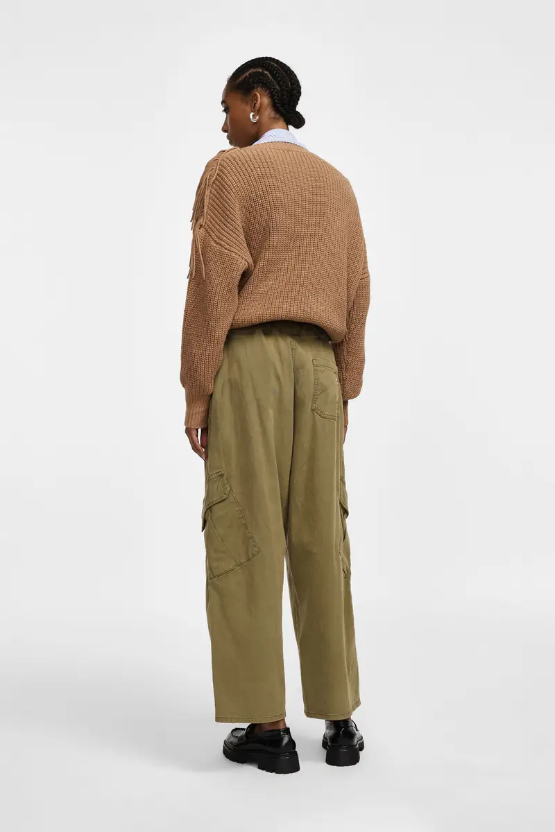 Pantaloni larghi con tasche cargo Spagnum miniatura 3