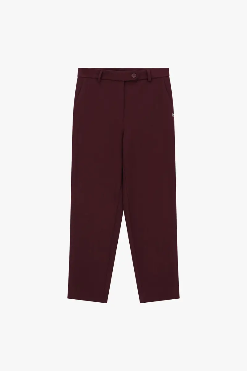 Pantaloni tailored fit con tasche laterali Amarone
