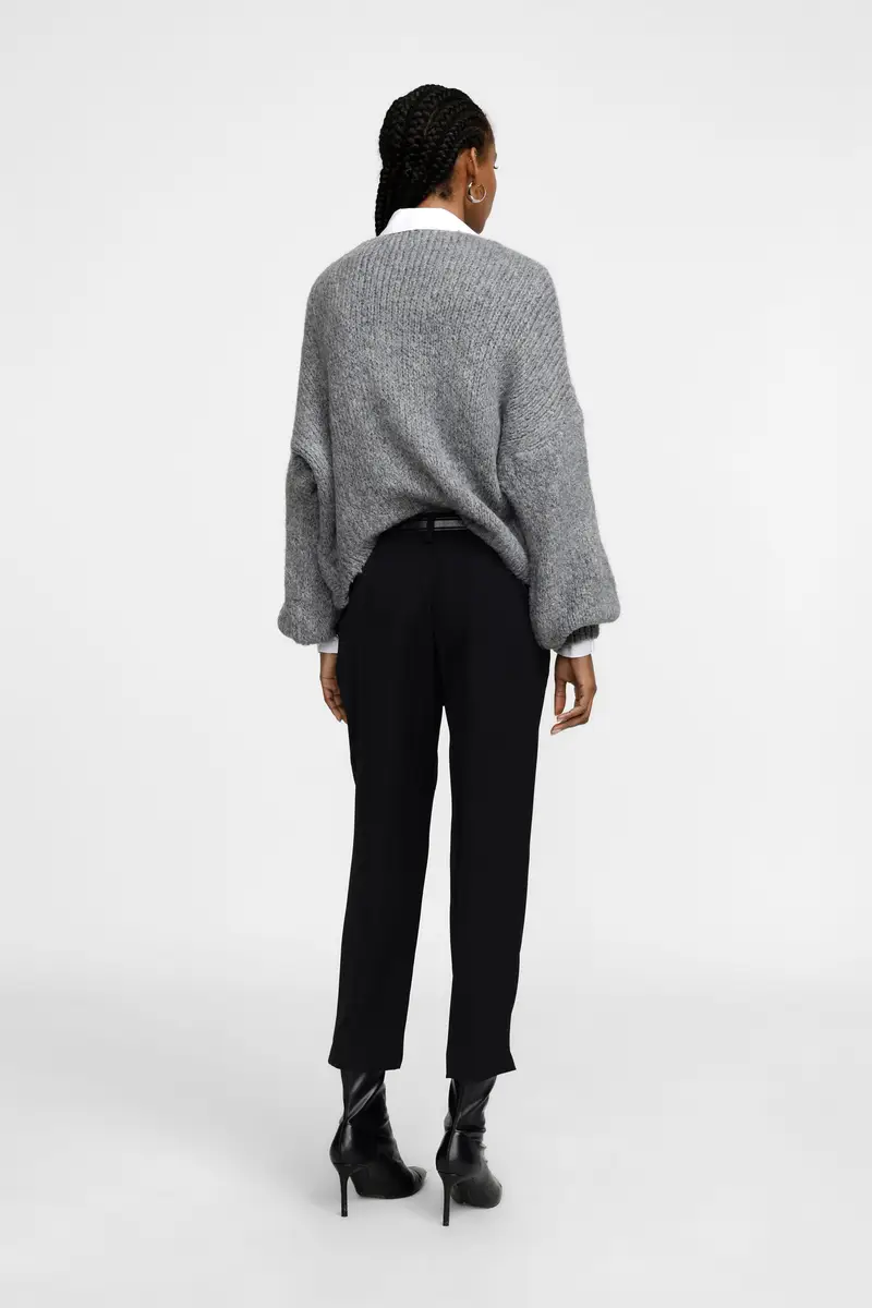 Pantaloni tailored fit con tasche laterali Nero miniatura 3