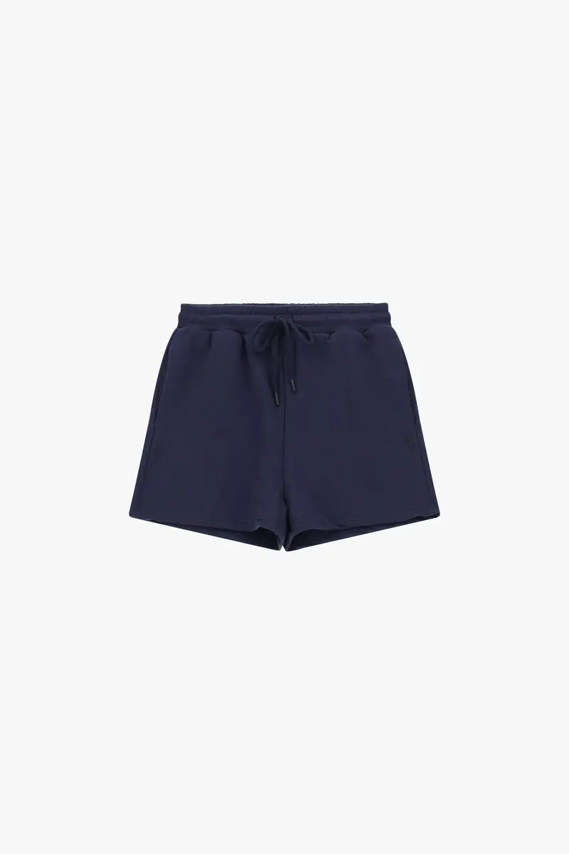 Shorts regular-fit con elastico e coulisse Blu