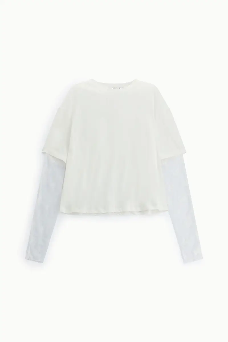 Please T-shirt Bianco 4351497