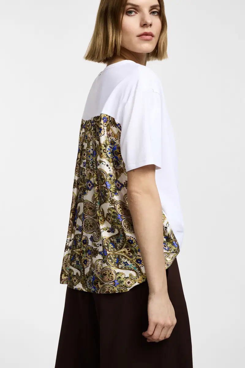 Please T-shirt Bianco 3565991 miniatura 2