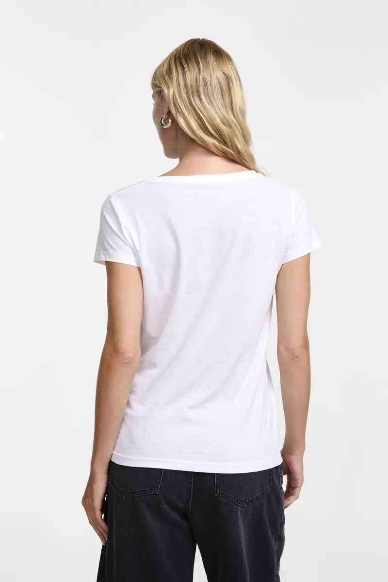 Please T-shirt Bianco 3565997 miniatura 3