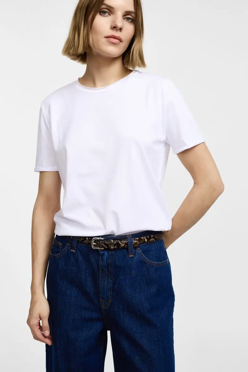 Please T-shirt Bianco 4270514 miniatura 4