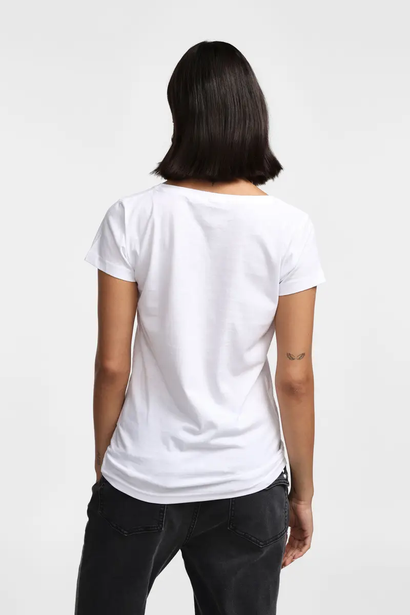 Please T-shirt Bianco 3566005 miniatura 3