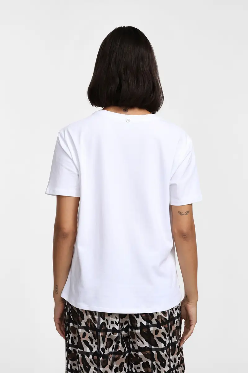 Please T-shirt Bianco 3566008 miniatura 3