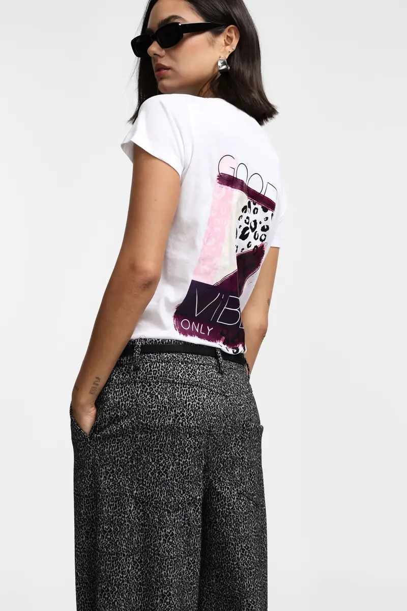 Please T-shirt Bianco 3566012 miniatura 2