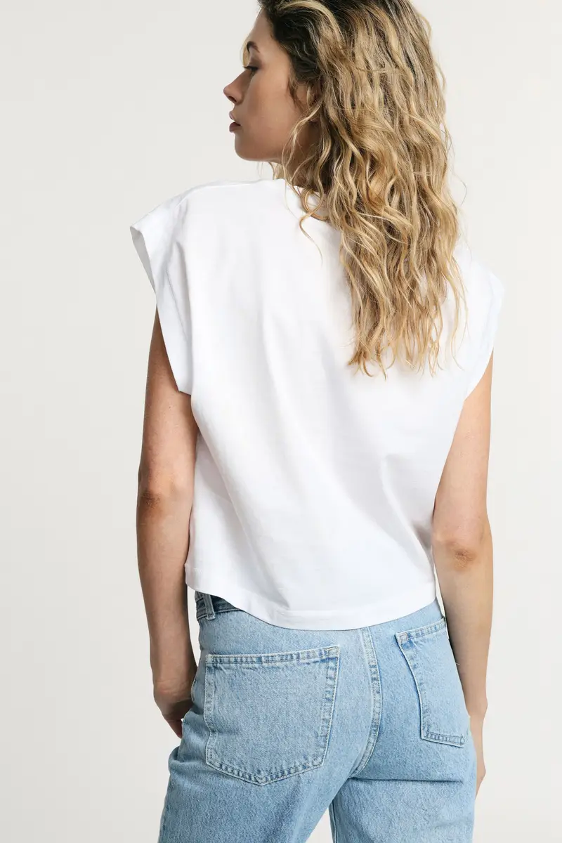 Please Top Bianco 4312685 miniatura 3