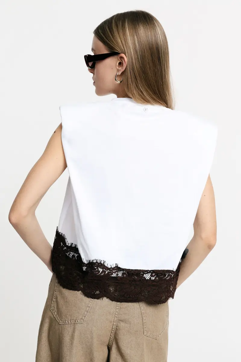 Please Top Bianco 4254871 miniatura 3