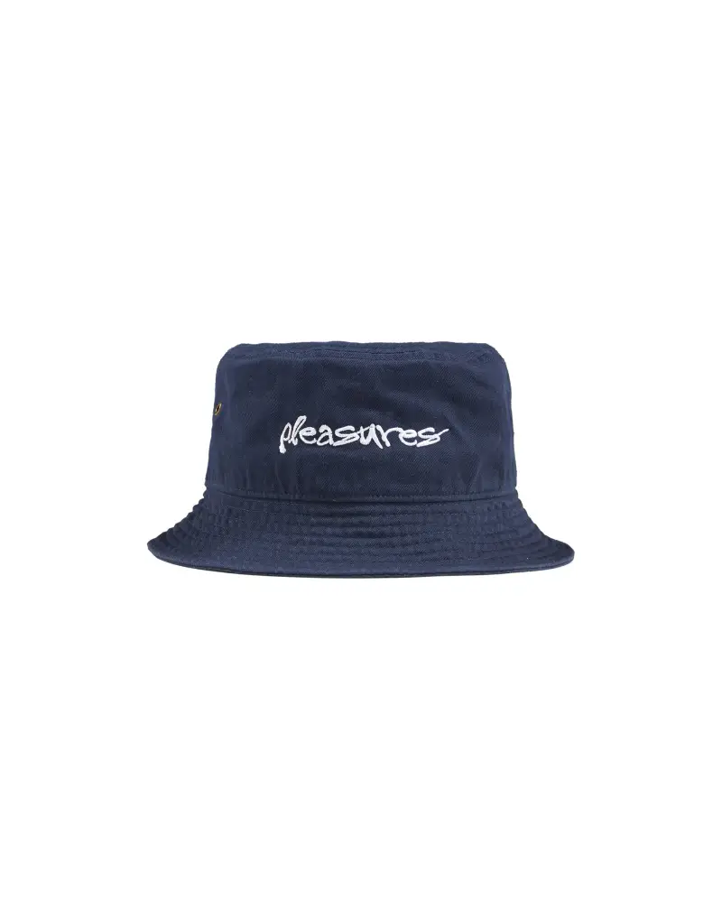 Pleasures Hide logo bucket hat - navy S/M