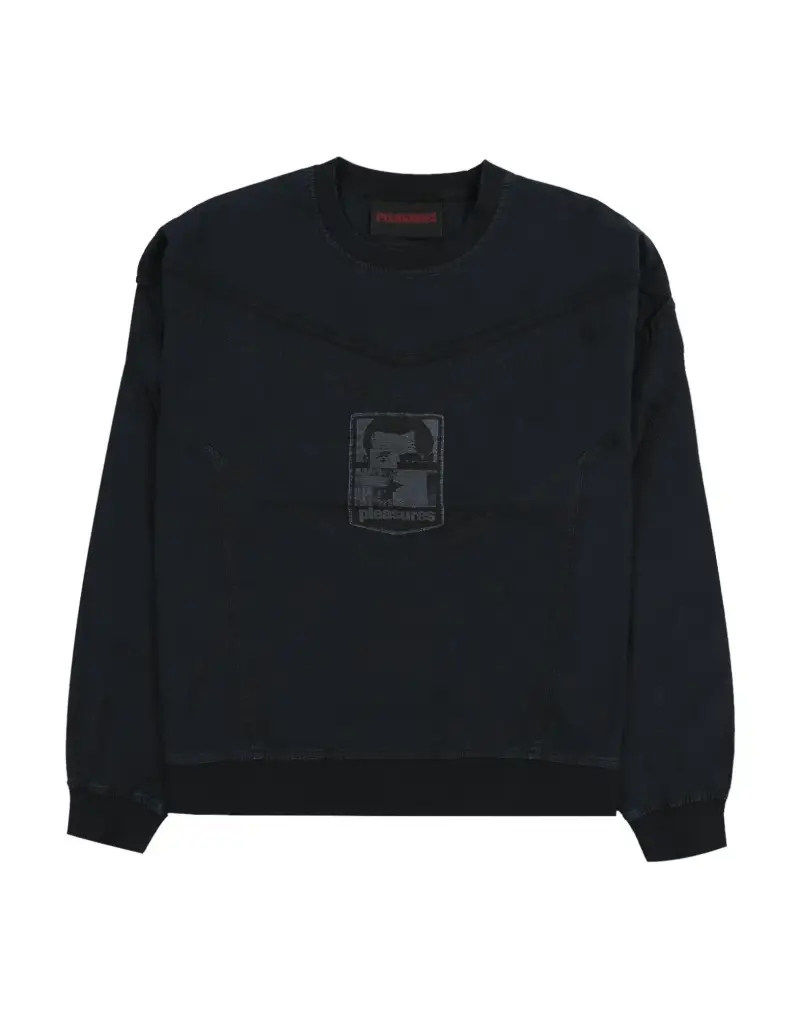 Pleasures Mentor crewneck sweater felpa girocollo - vintage black L