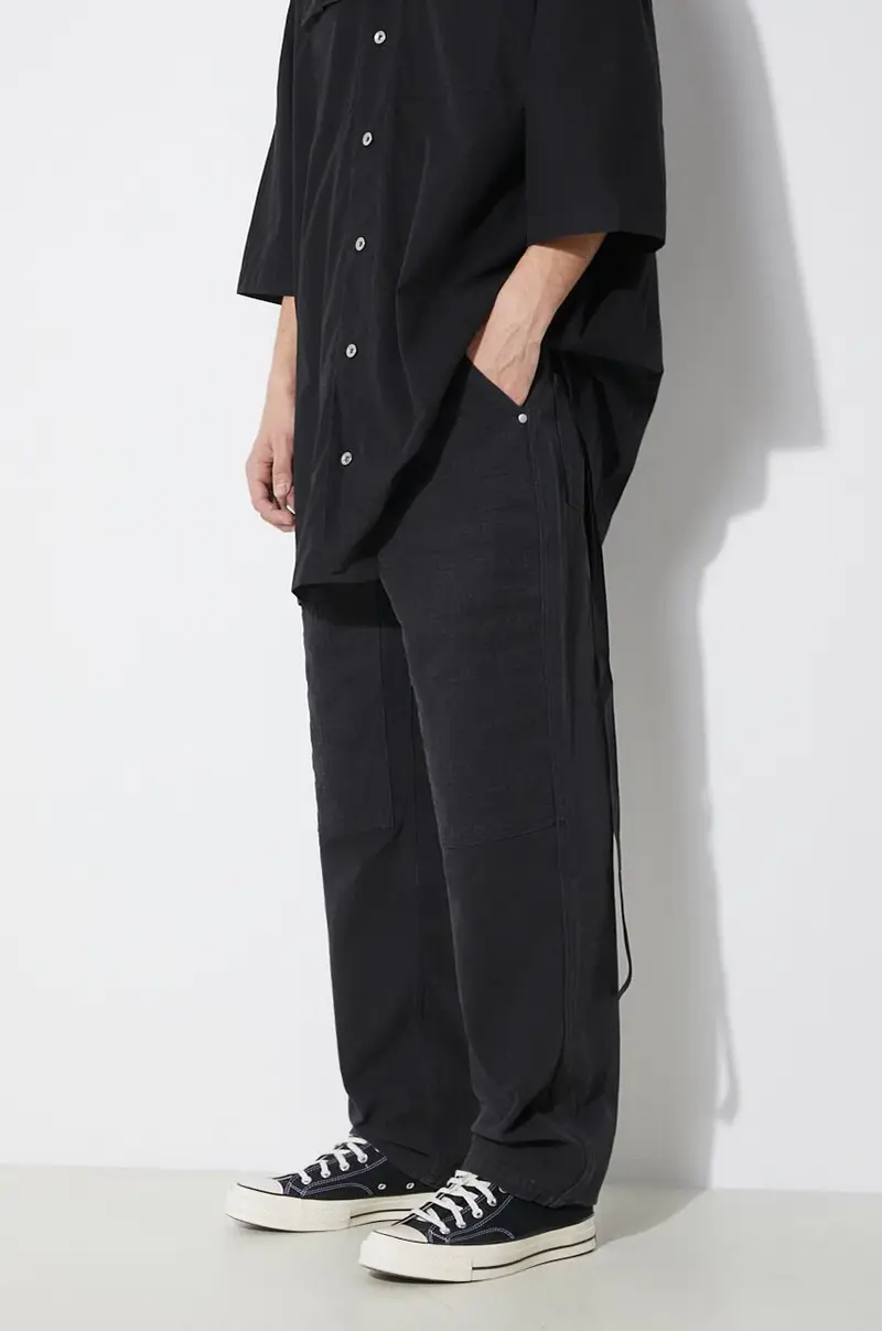 pantaloni Impact Double Knee Pants uomo P24SP041.BLACK Nero