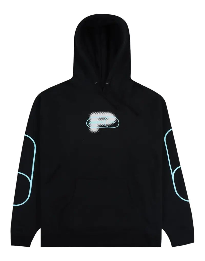 Pleasures Pixel P Hoodie felpa con cappuccio e grafica - black M