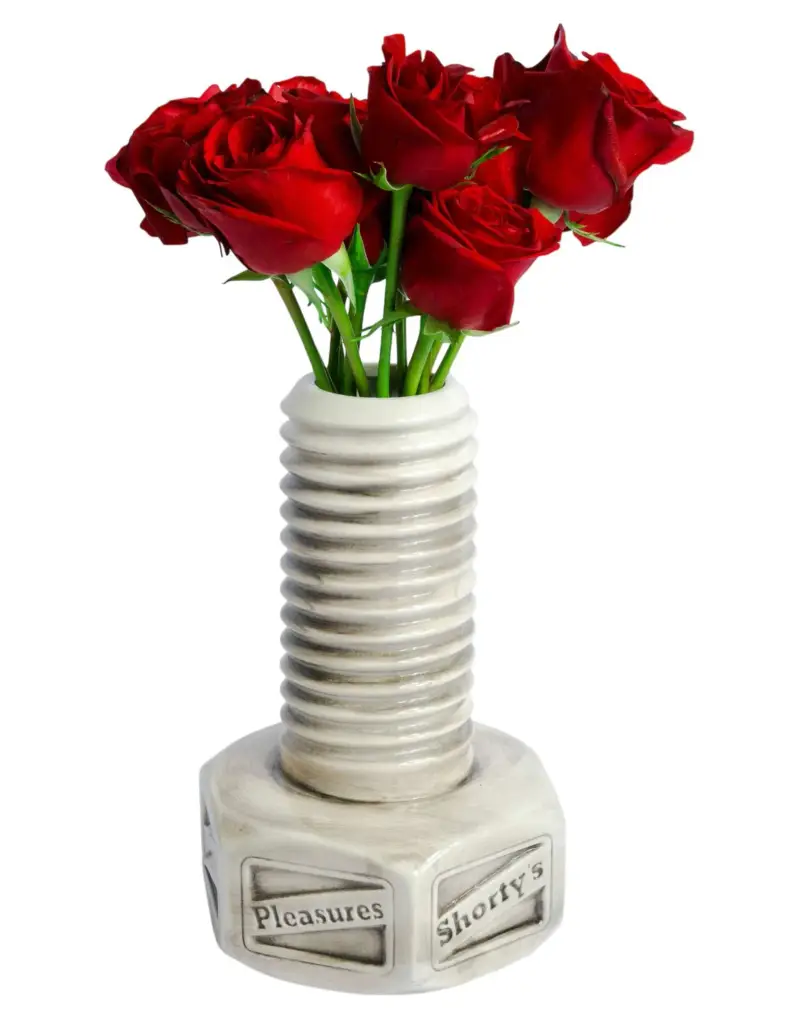 Pleasures x Shorty's Bolt ceramic chamber vaso in ceramica a forma di bullone - off white One Size