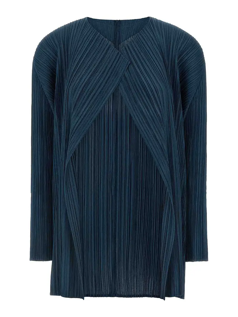 PLEATS PLEASE ISSEY MIYAKE Cardigan Blu 3857302