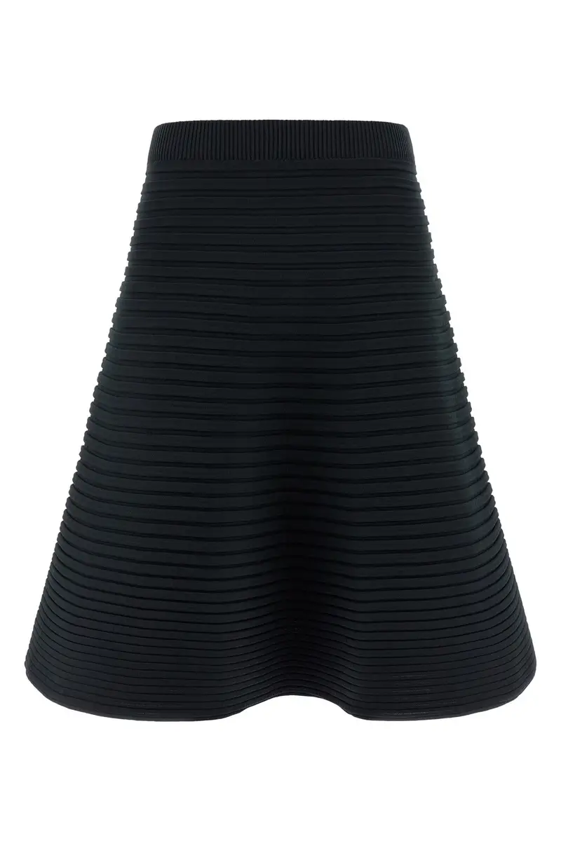 Gonna Midi 'Bounce Knit' Verde