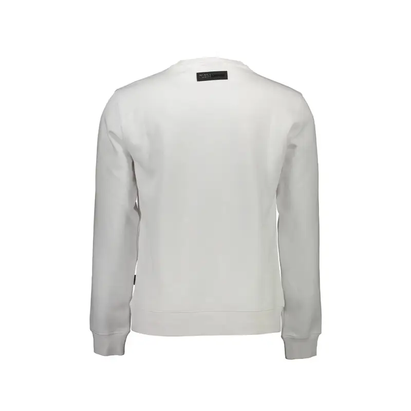 Plein Sport Felpa Maniche Lunghe Uomo Bianca con Stampa miniatura 2