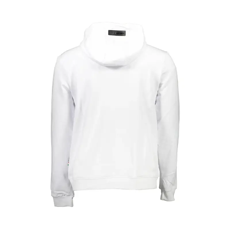 Felpa Maniche Lunghe Uomo Bianca Stampa Bianco miniatura 2