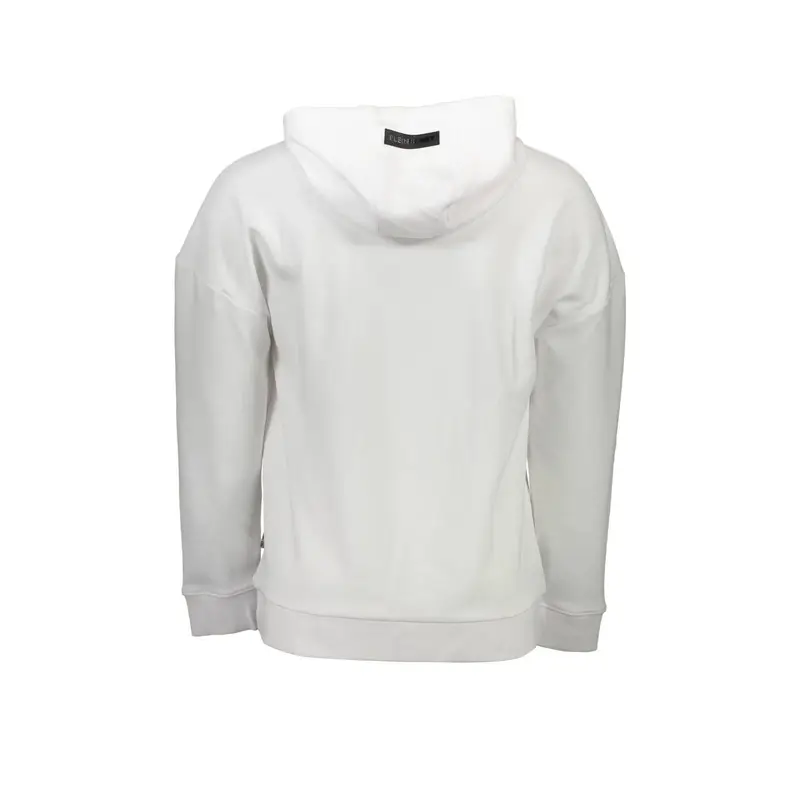 Felpa Maniche Lunghe Uomo Bianca Stampa Bianco miniatura 2