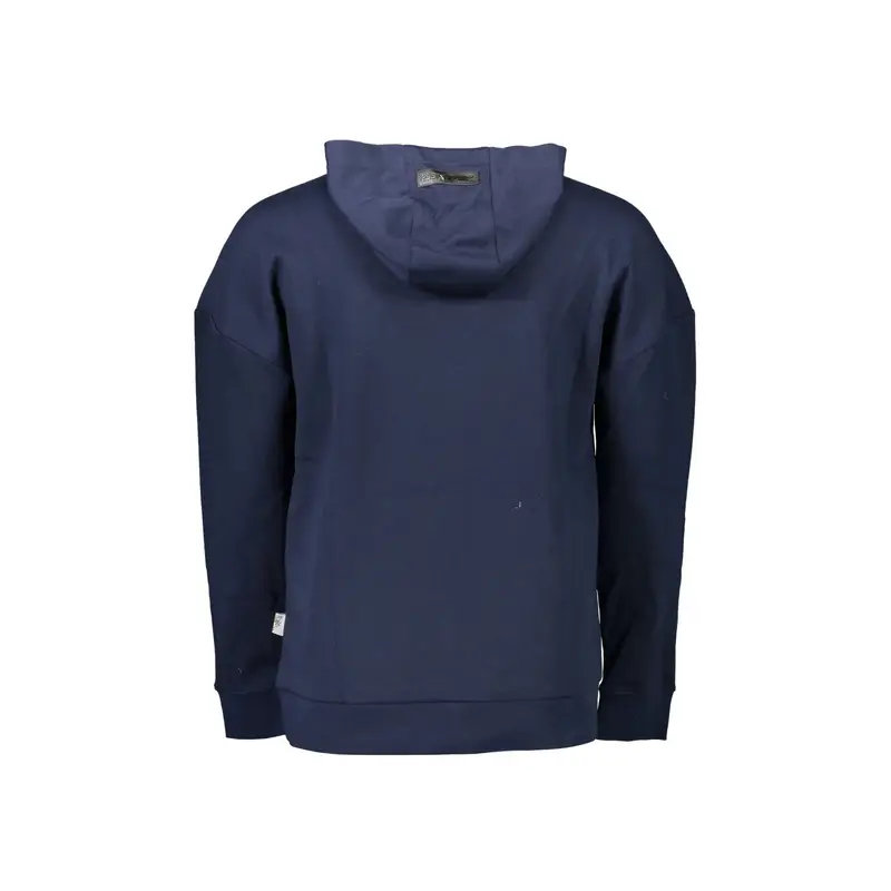 Plein Sport Felpa Uomo Blu con Cappuccio e Maniche Lunghe miniatura 2