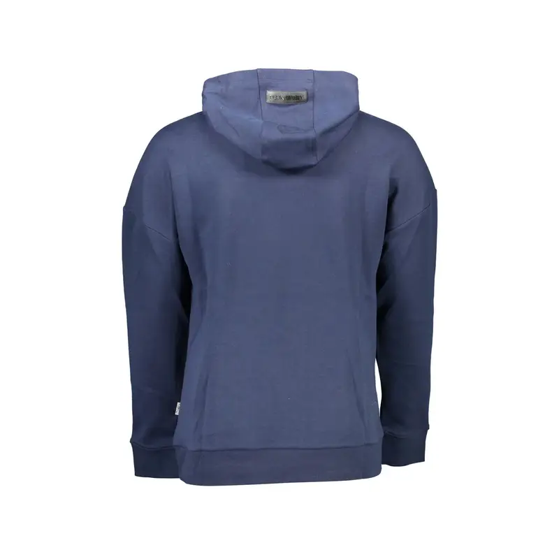 Plein Sport Felpa a Maniche Lunghe Uomo Blu con Cappuccio miniatura 2