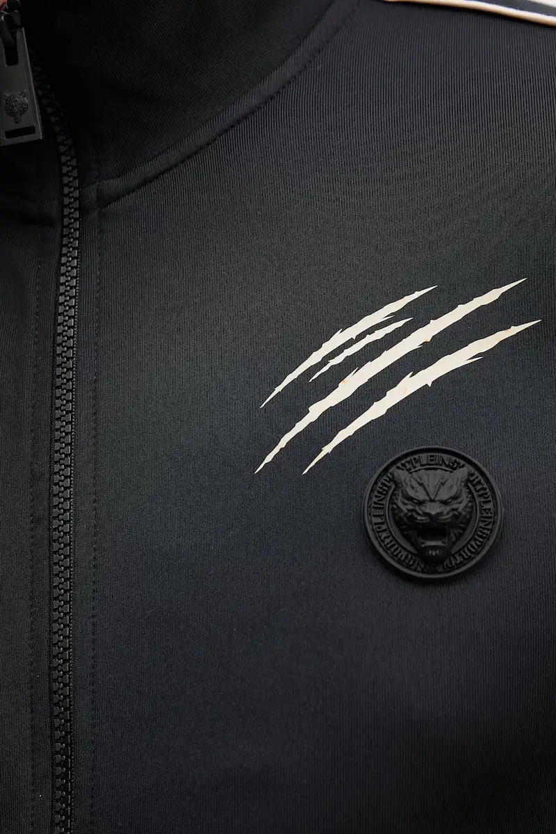 felpa uomo colore nero con applicazione FAEC MJB3816 STE003N miniatura 5