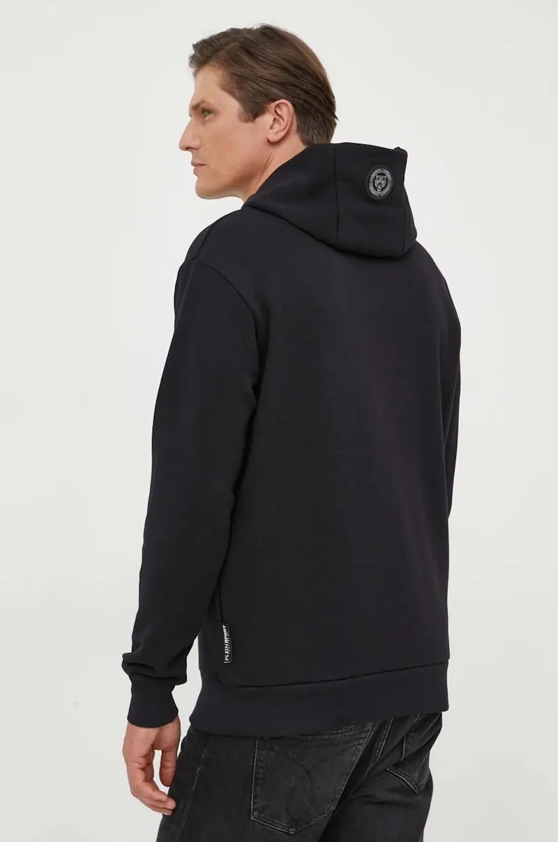 felpa uomo con cappuccio Nero miniatura 2