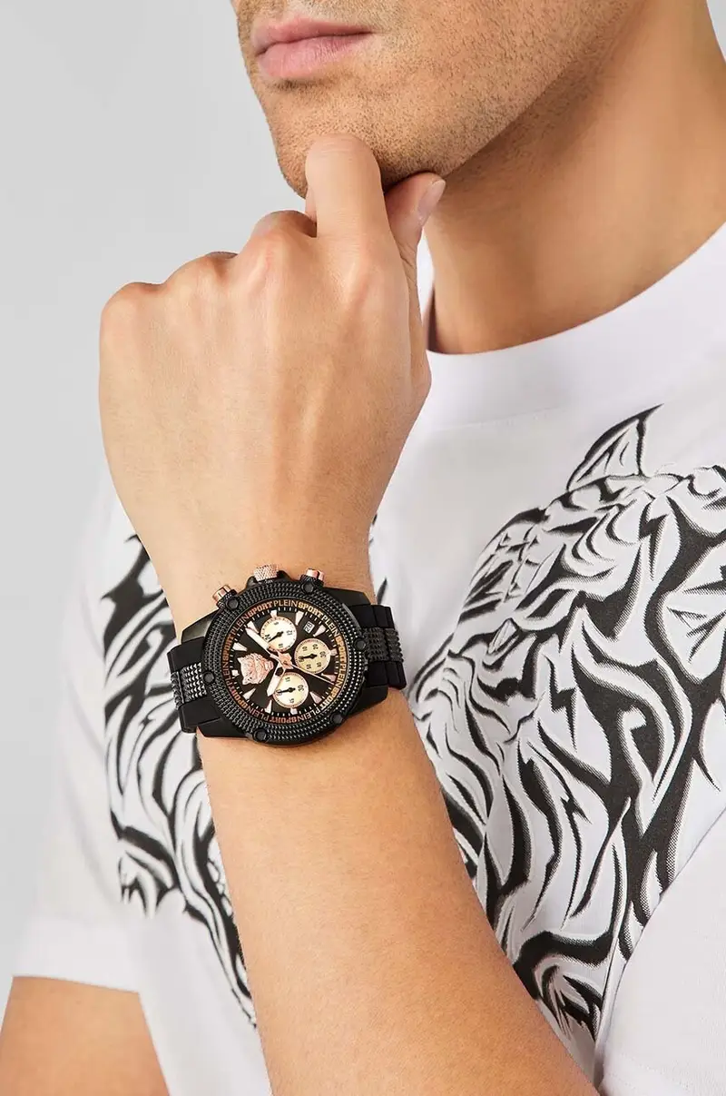 orologio uomo Nero miniatura 4